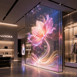 Adhesive Transparent LED Film — main